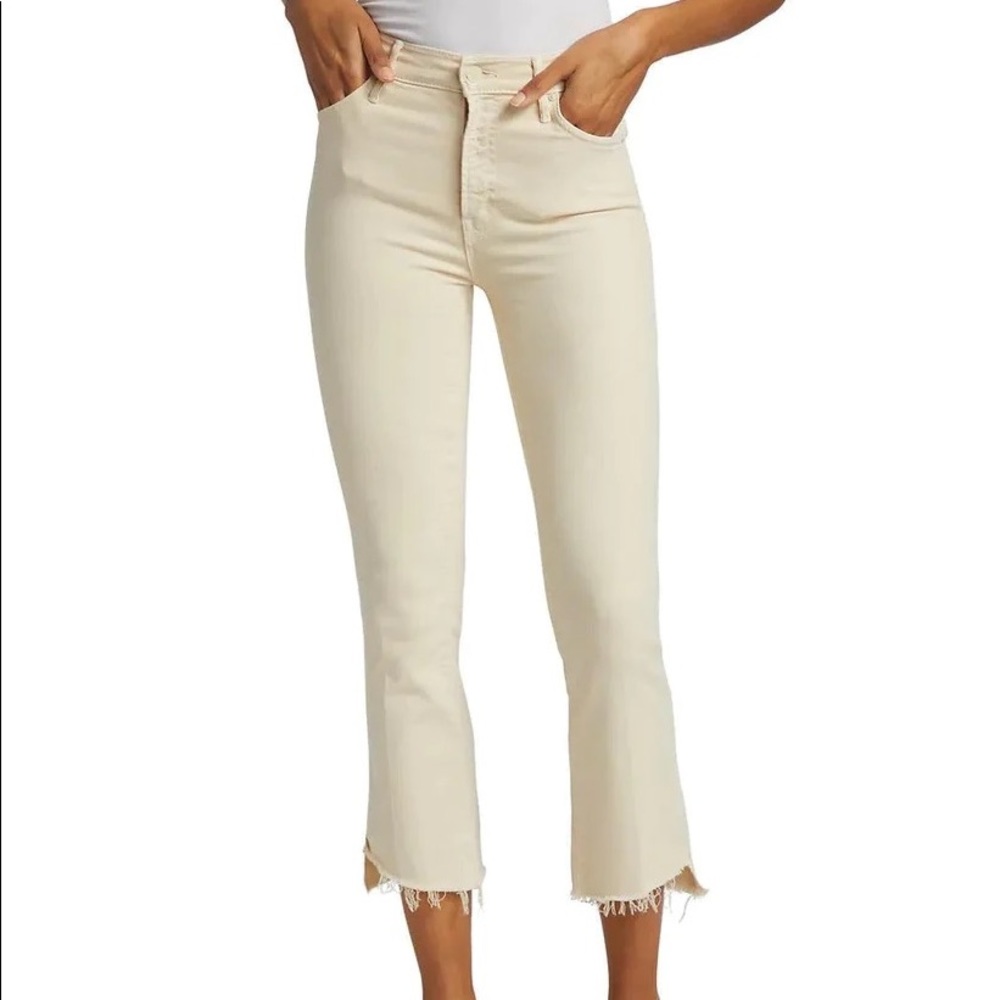 MOTHER Insider Crop Step Fray